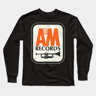 A&M RECORDS // 80s Defunct Music Label Long Sleeve T-Shirt